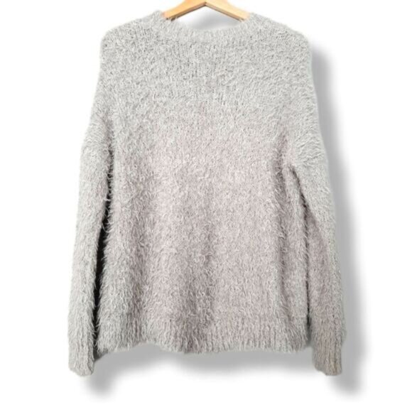TOPSHOP Cozy Eyelash Fuzzy Crewneck Sweater w/ Sparkle Sz 4 - Picture 7 of 10